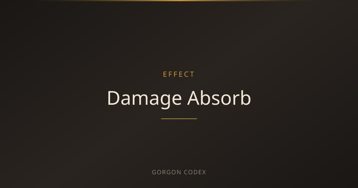 Damage Absorb | Effects | Project Gorgon