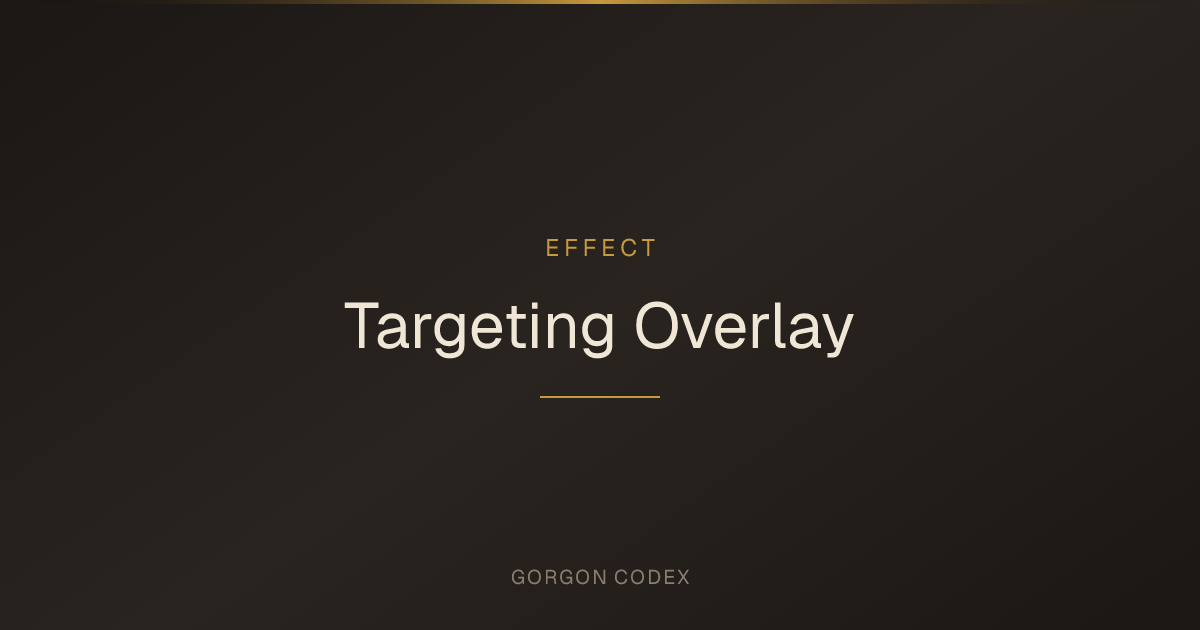 Targeting Overlay | Effects | Project Gorgon