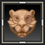Wooden Figurine of a Tiger
