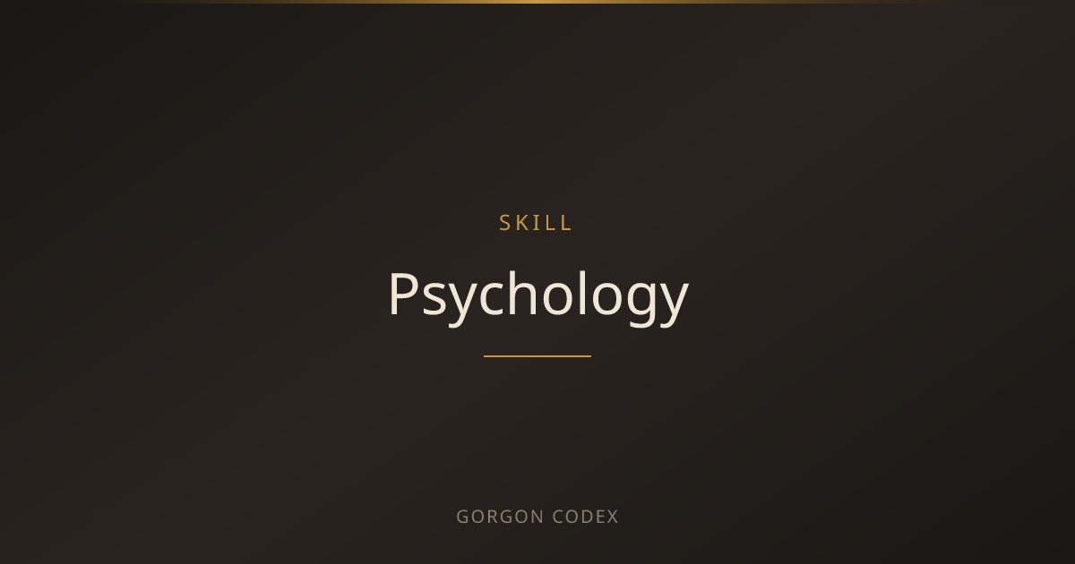Project Gorgon Psychology — Abilities, Trainers & Leveling Guide ...